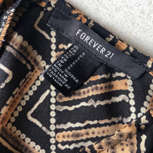 Black and Tan Forever 21 Romper - Picture 3 of 6